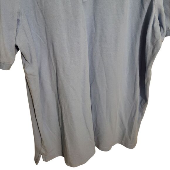 53 The Foundry Baby Blue Mens Polo Shirt, Big & Tall 2XLT - Picture 3 of 4